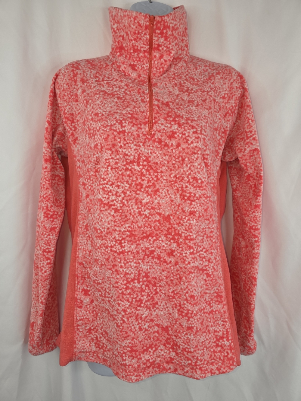 Columbia Sportswear Women's Pink Half-Zip Pullover Top Size Medium AJ-3500